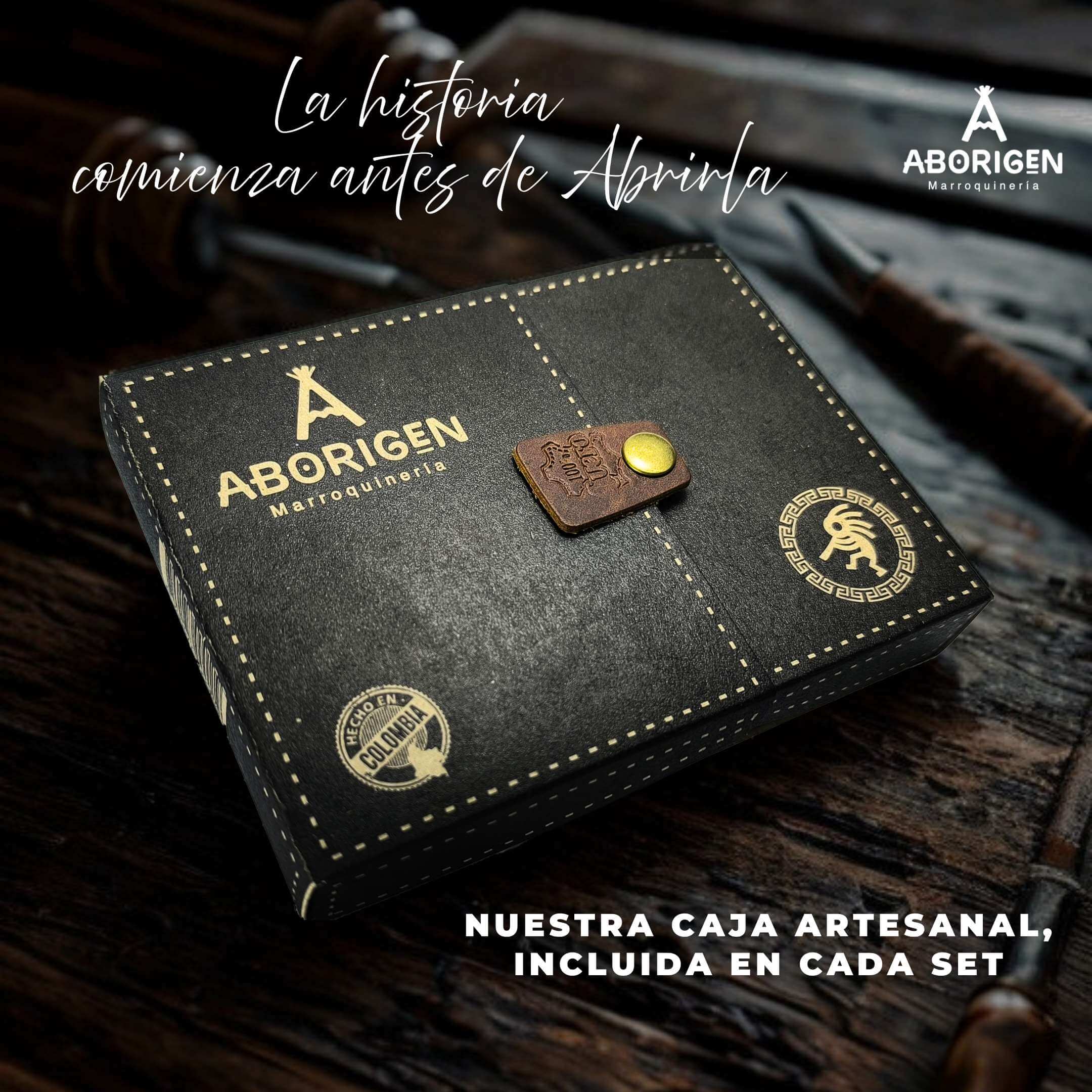 Set de regalo Aborigen con caja y empaque